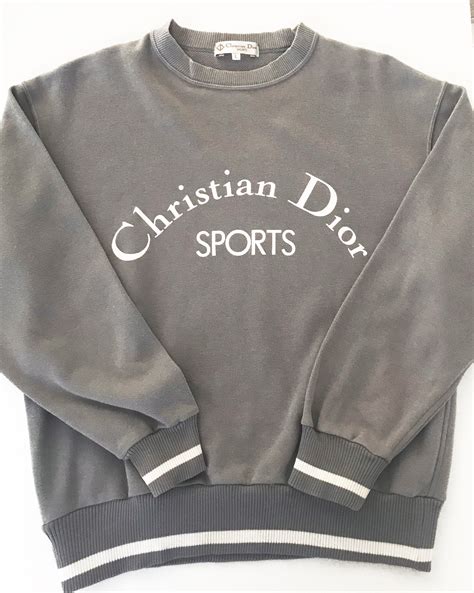 vintage christian dior sports sweatshirt|vintage christian dior sweatshirt.